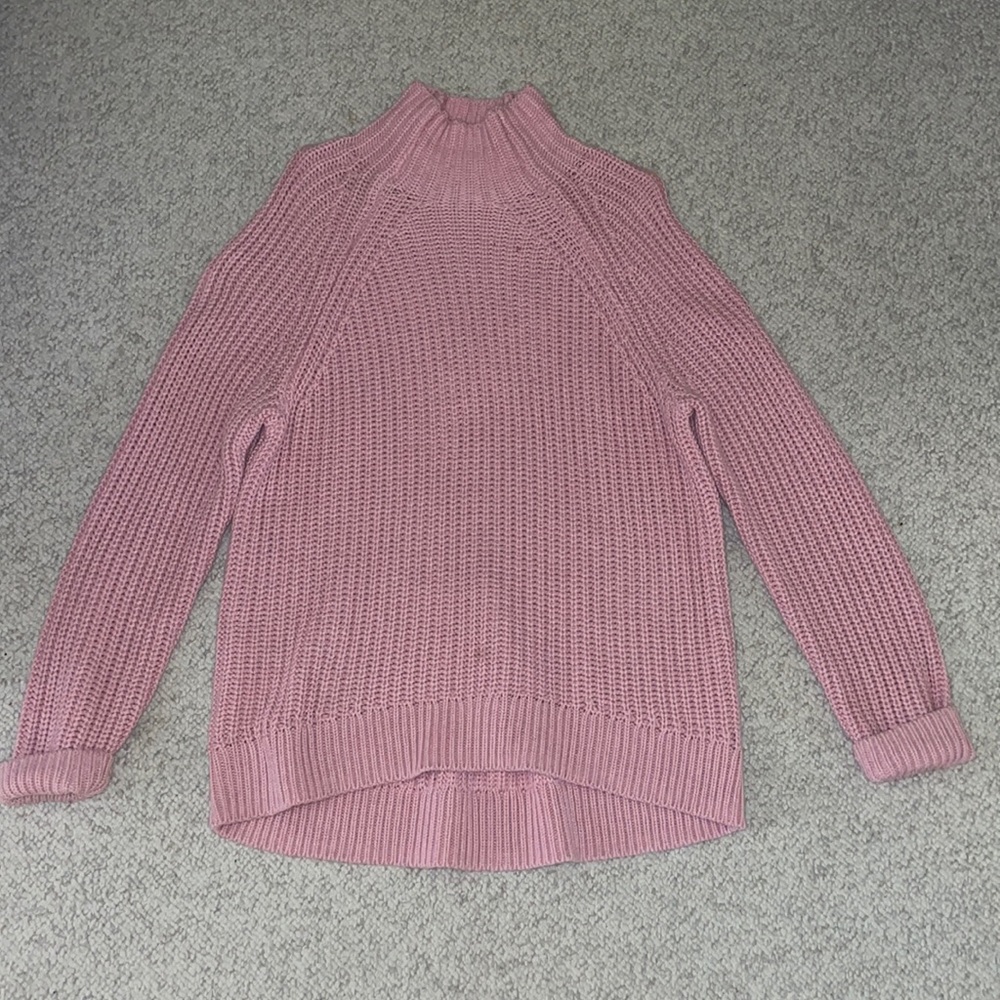 Oversized turtleneck sweater